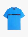 Μπλε T-Shirt Με Λογότυπο Και Κανονική Λαιμόκοψη  Άνδρες