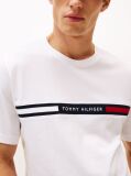 Άσπρο T-Shirt Με Λογότυπο Και Κανονική Λαιμόκοψη  Άνδρες