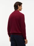 Red Polo Collar Jumper with Cashmere  Men