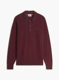 Red Polo Collar Jumper with Cashmere  Men
