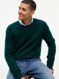 Green Pure Lambswool Crew Neck Jumper  Men
