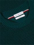 Green Pure Lambswool Crew Neck Jumper  Men