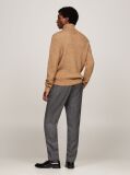 Khaki Smart Casual Wool Blend Relaxed Jumper  Men