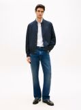 Blue Lightweight Relaxed Bomber Jacket  Men
