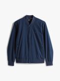 Blue Lightweight Relaxed Bomber Jacket  Men