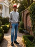 Grey Fleece Crew Neck Sweatshirt  Men