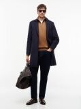 Brown Quarter-Zip Fleece Sweatshirt  Men