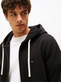 Μαύρο Hoody Fleece Με Φερμουάρ  Άνδρες