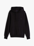 Μαύρο Hoody Από Βαμβακερό Terry Με Κεντητό Σημαιάκι  Άνδρες