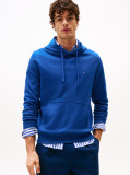 Μπλε Hoody Από Βαμβακερό Terry Με Κεντητό Σημαιάκι  Άνδρες