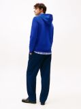 Μπλε Hoody Από Βαμβακερό Terry Με Κεντητό Σημαιάκι  Άνδρες