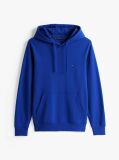 Μπλε Hoody Από Βαμβακερό Terry Με Κεντητό Σημαιάκι  Άνδρες