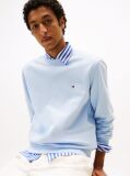 Blue Terry Crew Neck Sweatshirt  Men
