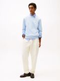 Blue Terry Crew Neck Sweatshirt  Men