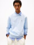 Blue Terry Crew Neck Sweatshirt  Men
