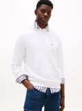 White Terry Crew Neck Sweatshirt  Men