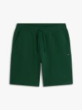 Green Flag Embroidery Sweat Bermuda Shorts  Men