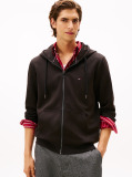 Black Essential Intechno Zip Sweatshirt  Men