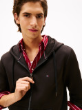 Black Essential Intechno Zip Sweatshirt  Men