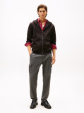 Black Essential Intechno Zip Sweatshirt  Men
