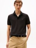 Black Moisture Wicking Pique Regular Polo Shirt  Men