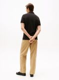 Black Moisture Wicking Pique Regular Polo Shirt  Men