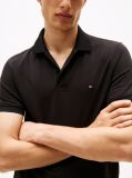 Black Moisture Wicking Pique Regular Polo Shirt  Men