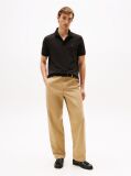 Black Moisture Wicking Pique Regular Polo Shirt  Men