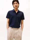 Blue Moisture Wicking Pique Regular Polo Shirt  Men