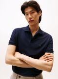 Blue Moisture Wicking Pique Regular Polo Shirt  Men