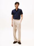 Blue Moisture Wicking Pique Regular Polo Shirt  Men