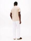 Beige Moisture Wicking Pique Regular Polo Shirt  Men