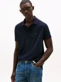 Blue Regular Tipped Jersey Polo Shirt  Men