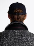 Grey Wool Single Breasted Coat  Men