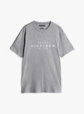 Grey Logo Crew Neck T-Shirt  Men