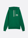 Green Logo Embroidery Hoody  Men