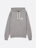 Grey Logo Embroidery Hoody  Men