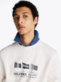 Μπεζ Φούτερ Με Σημαίες Hilfiger  Άνδρες