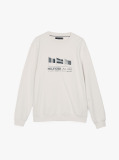 Μπεζ Φούτερ Με Σημαίες Hilfiger  Άνδρες