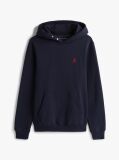 Μπλε Hoody Με Κεντητό Μονόγραμμα TH Σε Αντίθεση  Άνδρες