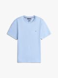 Blue Interlock Knit T-Shirt  Men