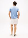 Blue Interlock Knit T-Shirt  Men