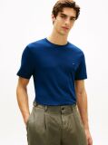 Μπλε Interlock Πλεκτό T-Shirt  Άνδρες