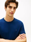 Μπλε Interlock Πλεκτό T-Shirt  Άνδρες