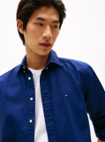 Blue TH Flex Regular Fit Poplin Shirt  Men