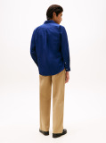 Blue TH Flex Regular Fit Poplin Shirt  Men