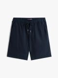 Blue Harlem Linen Blend Relaxed Bermuda Shorts  Men