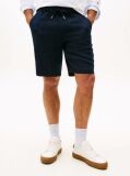 Blue Harlem Linen Blend Relaxed Bermuda Shorts  Men
