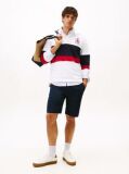 Blue Harlem Linen Blend Relaxed Bermuda Shorts  Men
