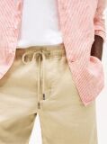 Beige Harlem Linen Blend Relaxed Bermuda Shorts  Men